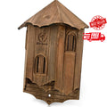 Wooden Castle Bat Houses for outside Bat Box for Outdoors - Large Three Chamber