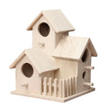 Wooden Bird Houses Bluebirds Home Small Bird House for outside Garden Unfinished Bird Houses to Paint for Bird Watching
