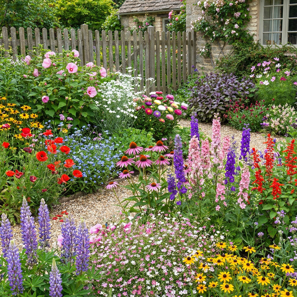 Wildflower Mix BUTTERFLY HUMMINGBIRD Bee & Pollinator Garden Flowers 1000 Seeds!