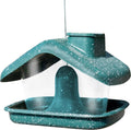 Bird Feeders for Outdoors Hanging, Wild Bird Feeders for outside Clearance, Yard Lawn Garden Decorations (Green)