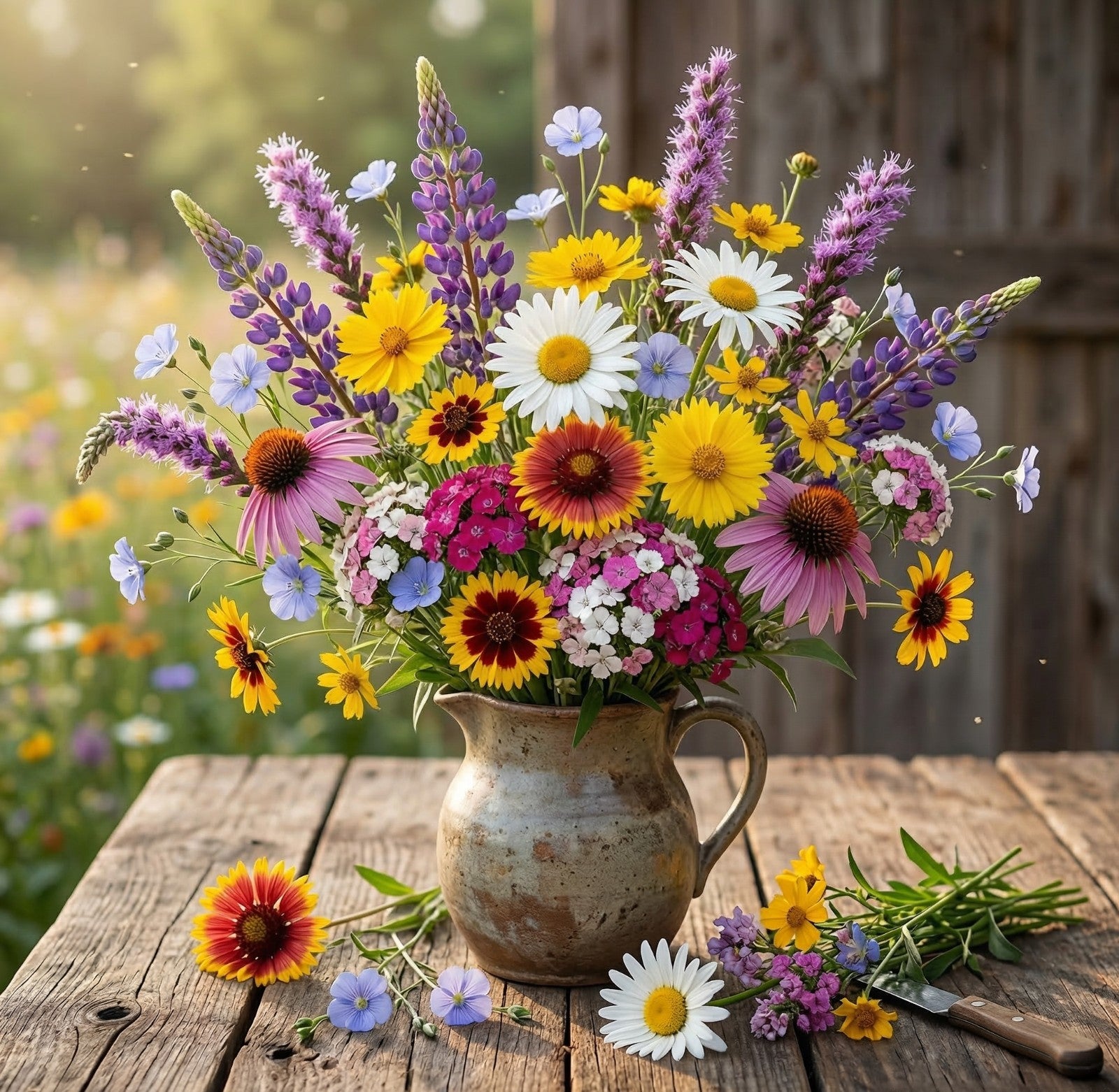 Wildflower Mix ALL PERENNIAL Pollinator Garden Bee Meadow Flowers 1000+ Seeds!