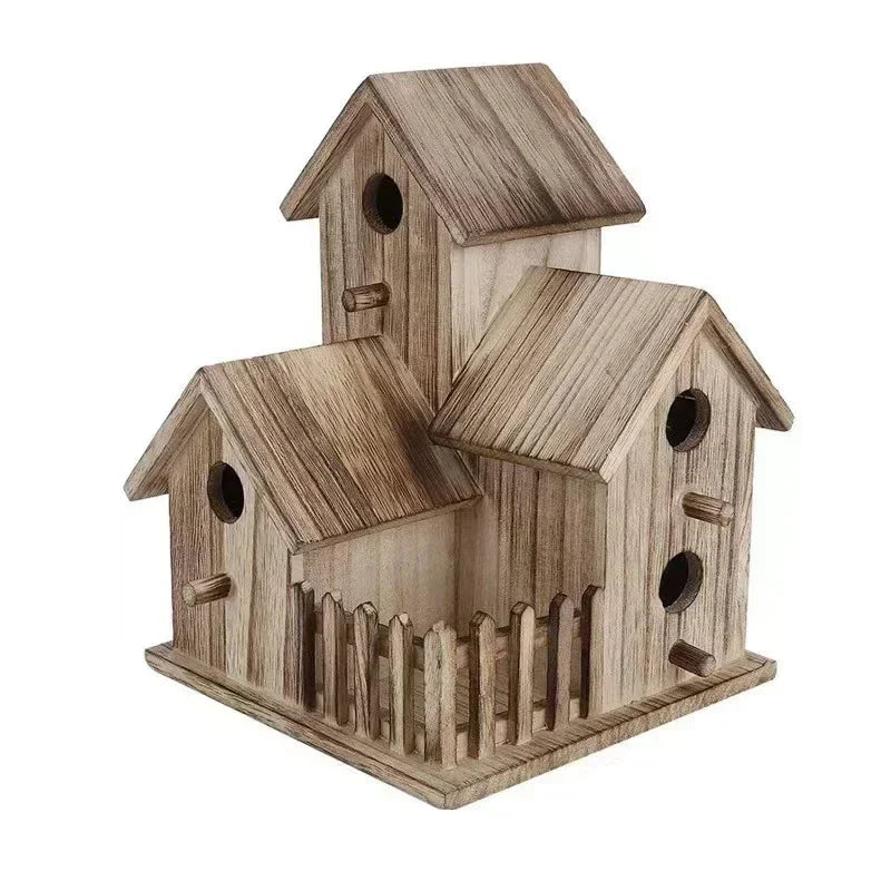 Bird House, Outdoor Nesting Box for Wild Bird Viewing