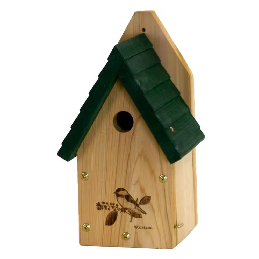 Garden Wren and Chickadee Bird House