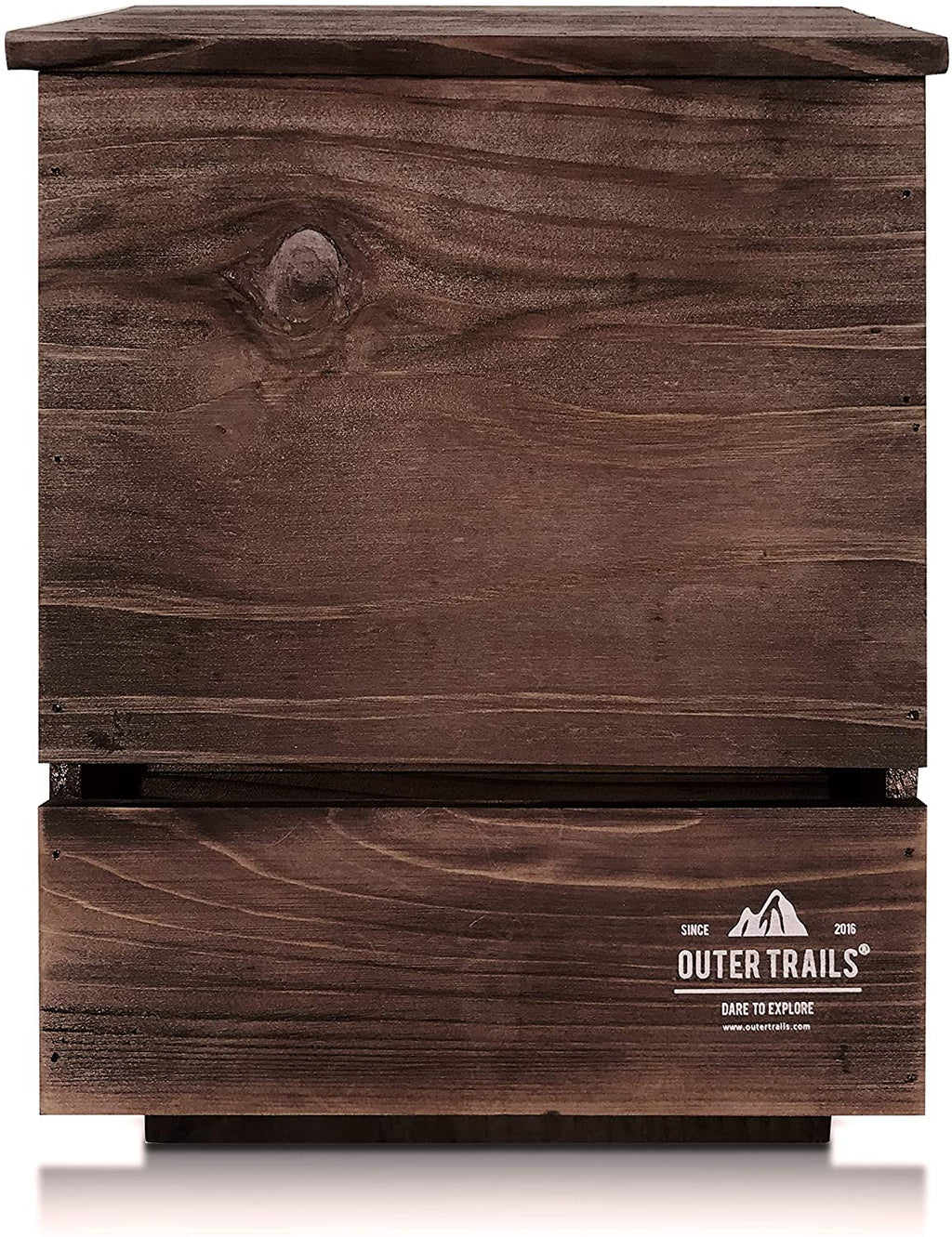Outer Trails Outdoor Bat House, All Natural Cedar Wood, 3 Chamber